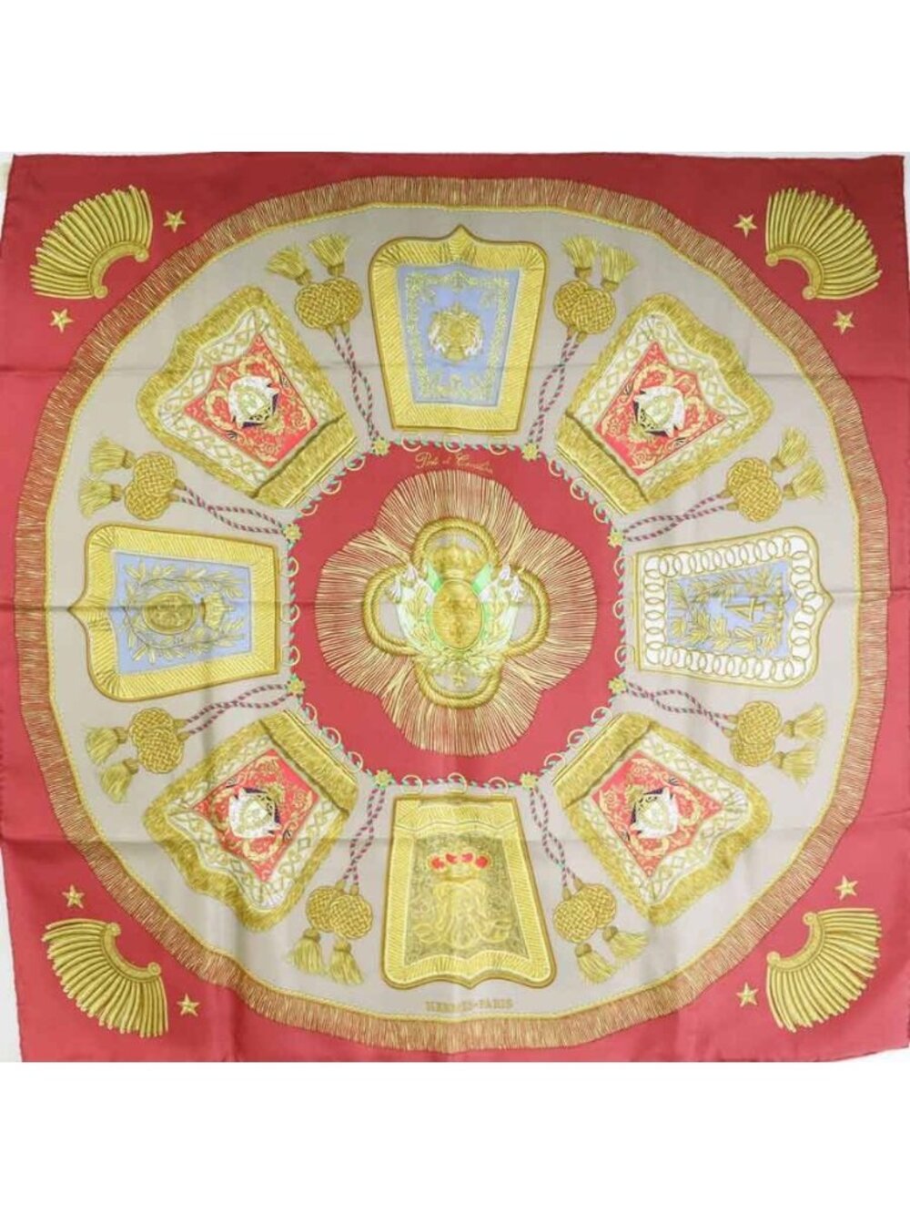 Hermes Scarf Carre 90 Poste Et Cavalerie